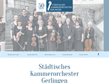 Tablet Screenshot of kammerorchester-gerlingen.de